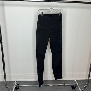 Mother HW Looker Ankle Fray